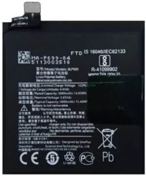 Original Battery For Oneplus 7pro (Blp699)