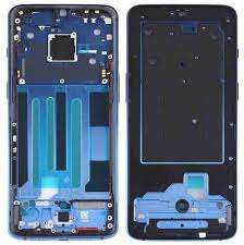 Original Chrome Bezel Middle Frame For Oneplus 7 Pro- Blue