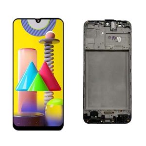 Original Display For Samsung Galaxy M31 With Frame