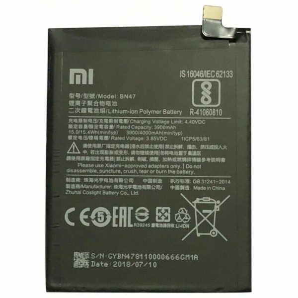 Original Battery For Xiaomi Redmi 4(Bn47)
