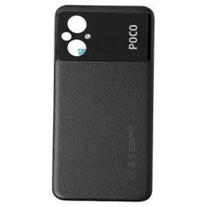 Original Back Panel For Poco M5- Black