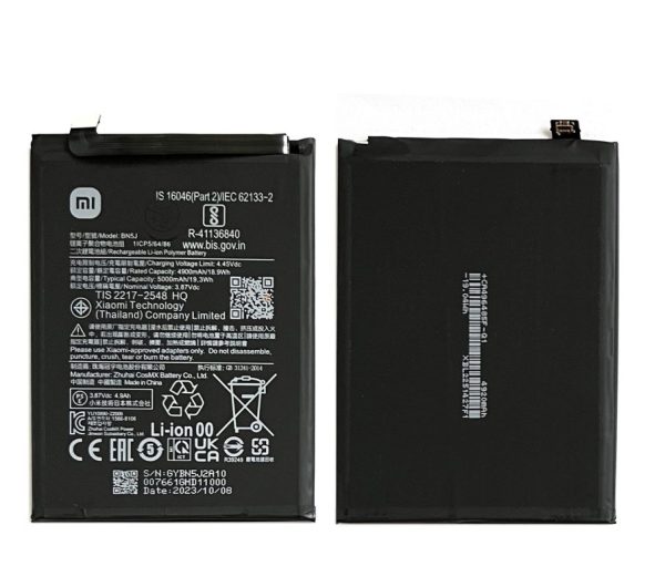 Original Xiaomi12t Pro / Poco X5  / Redmi Note 12 Battery Bn5j – 5000mah