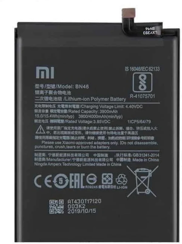 Original Battery Bn46 For Redmi 7 / Note6 / Note 8 / Note 8t