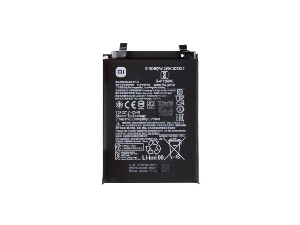 Original Battery BP4K for Poco X5 Pro 5G / Redmi Note 12 Pro / Redmi Note 12T  –  High-Performance Replacement - Image 1