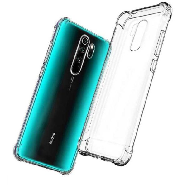 Redmi Note 8 Pro | Transparent Back Case Bumper  –  Slim & Shockproof - Image 1