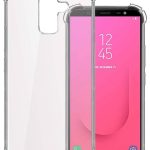 Samsung Galaxy J8 | Clear TPU Bumper Back Case  –  Shockproof & Slim