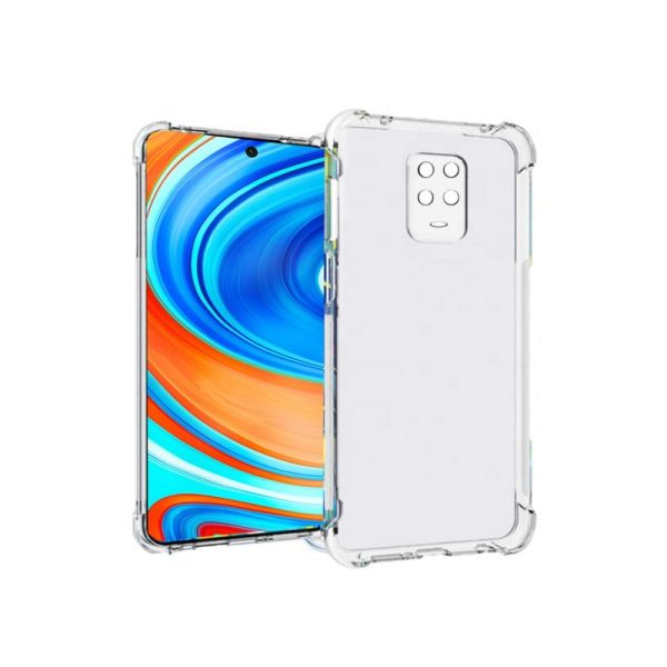 Redmi Note 9 Pro | Transparent Back Case Bumper  –  Slim & Shockproof - Image 1