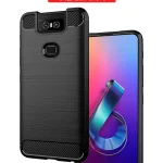 Carbon Fiber TPU Soft Silicone Cover for Asus Zenfone 6Z