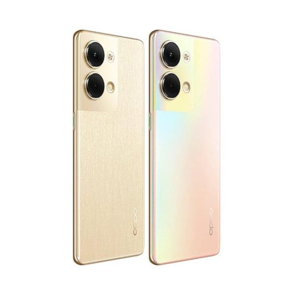 Oppo Reno 9 Original Back Panel with Camera Lens  Gradient Gold (100% Genuine) - Image 1