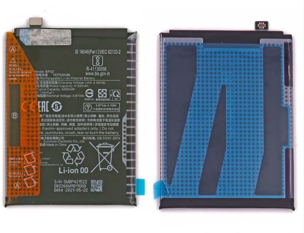 Original BP42 Battery Compatible for Xiaomi Mi 11 Lite | Xiaomi Mi 11 Lite 5G | Xiaomi 11 Lite 5G NE – (4250mAh) - Image 1