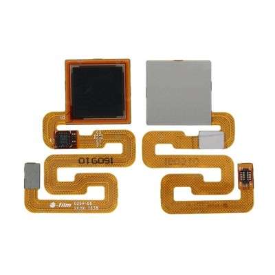 Original Fingerprint Sensor with Flex Cable for Xiaomi Redmi 4- Black - Image 1