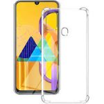 Samsung Galaxy M21 | Transparent Back Case Bumper  –  Slim & Shockproof