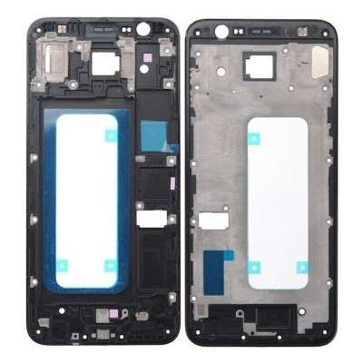 Original LCD Frame Middle Chassis for Samsung Galaxy J6- Black - Image 1