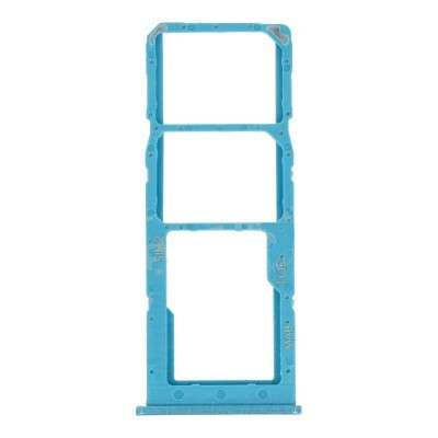 Original SIM Card Holder Tray for Samsung Galaxy M12 Blue - Image 1
