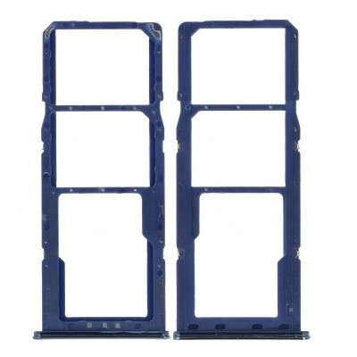 Original SIM Card Holder Tray for Samsung Galaxy M51- Blue - Image 1
