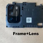 Original POCO M3 / M3 Pro Camera Glass with Frame  OEM Rear Lens Cover